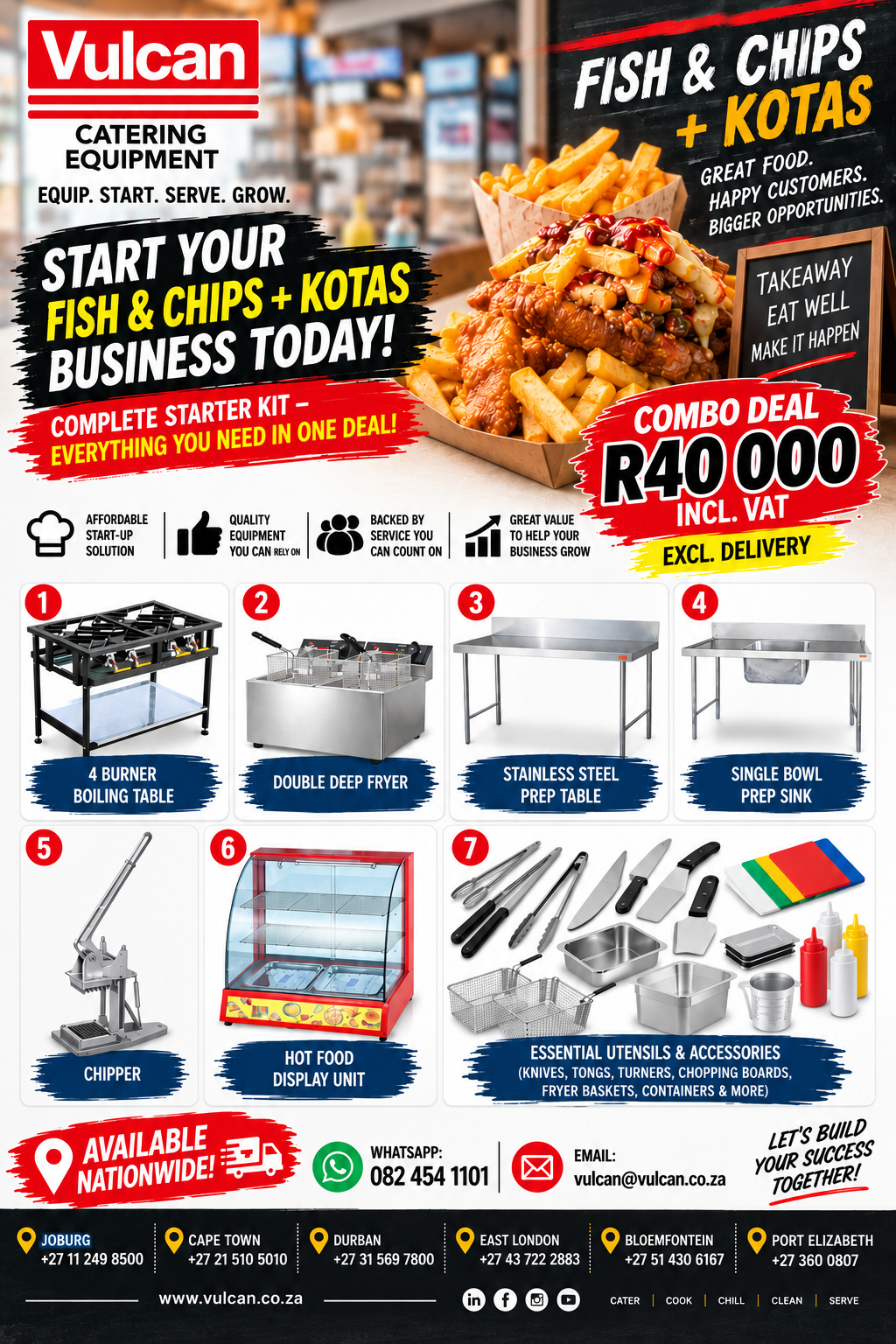 Fish & Chips + Kotas